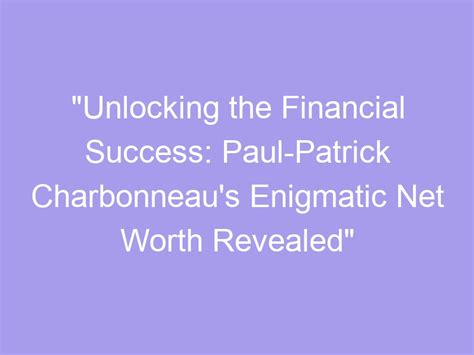 The Financial Value of the Enigmatic Individual Revealed