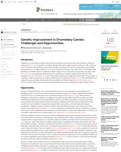 The Future of Dromedaries: Challenges and Opportunities