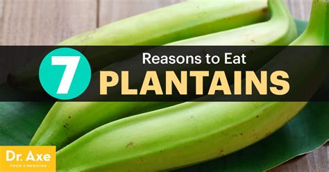 The Health Benefits of Including Plantains in Your Diet