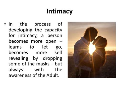 The Power of Intimacy: Psychological Analysis