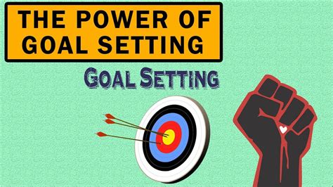 The Power of Setting Goals