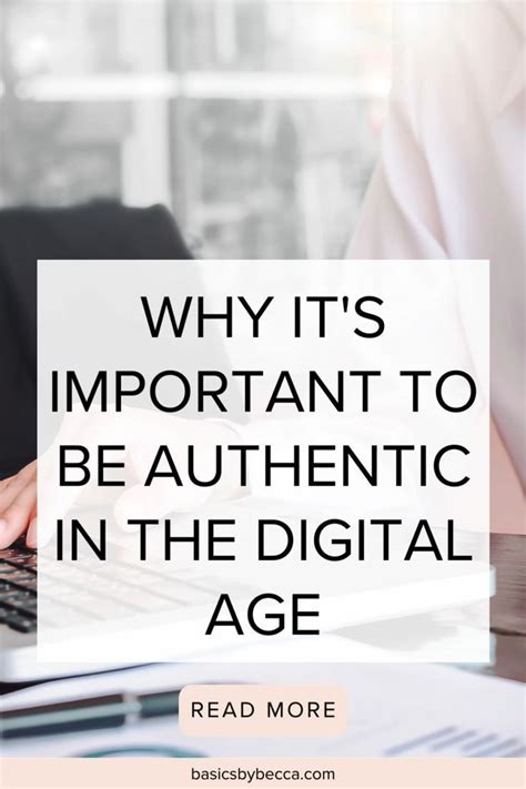 The Pursuit of Authenticity in a Digital Era