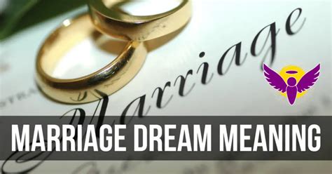 The Role of Matrimony as a Symbol in Dream Imagery