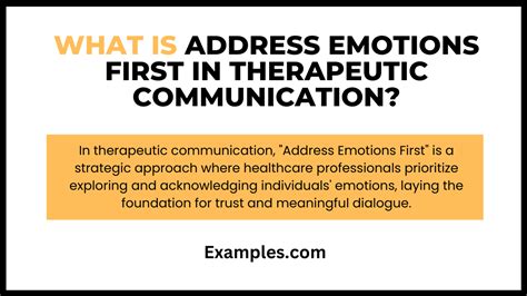 The Significance of Communication and Addressing Emotions