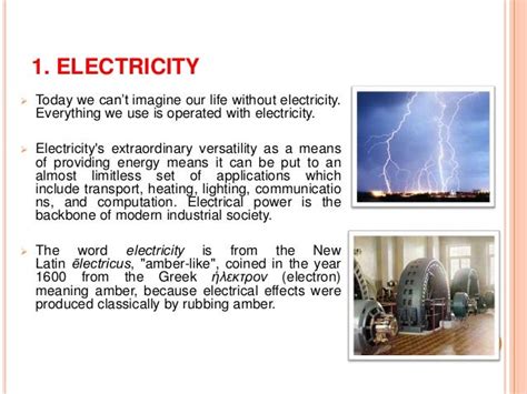 The Significance of Electricity in Contemporary Society