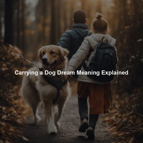 The Significance of Embracing a Young Canine in Dreams