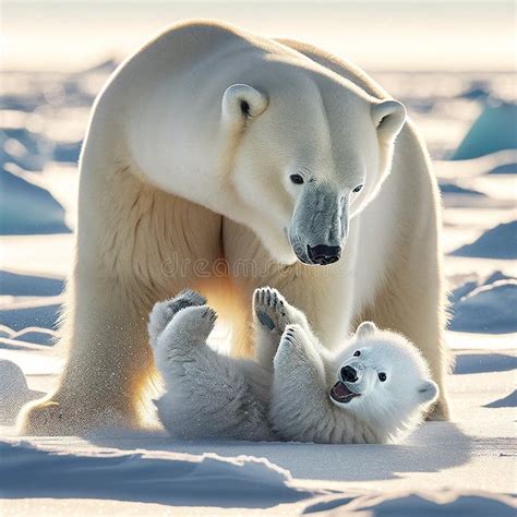 The Significance of Maternal Affection: Nurturing a Young Arctic  Carnivore