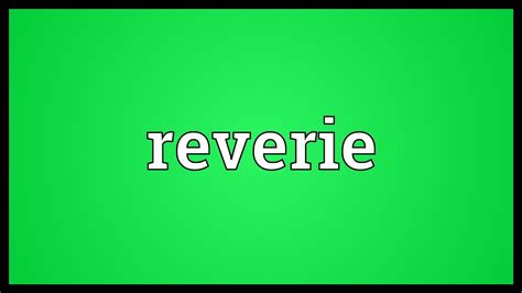 The Significance of a Child's Swift Motion in the Reverie