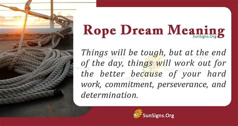 The Symbolic Significance of Observing a Rope in Your Dreams