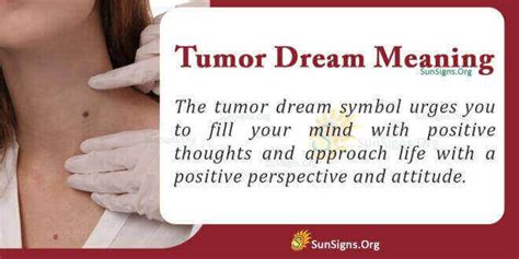 The Symbolism of a Tumor on the Head in Dreams