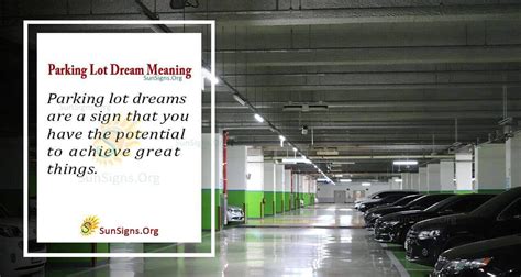 The Symbolism of the Parking Lot in Dreams