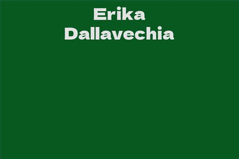 The Triumph of Erika Dallavecchia