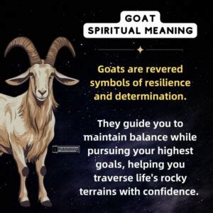 The Unexpected Emergence: Deciphering Goat Symbolism