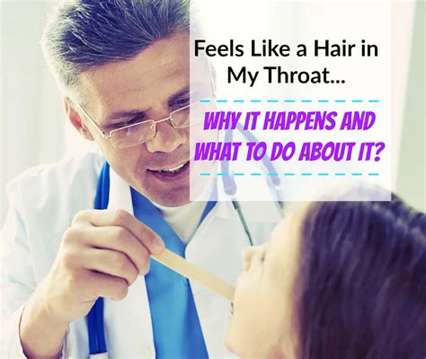 The Unpleasant Sensation: Hair Lodged in Throat