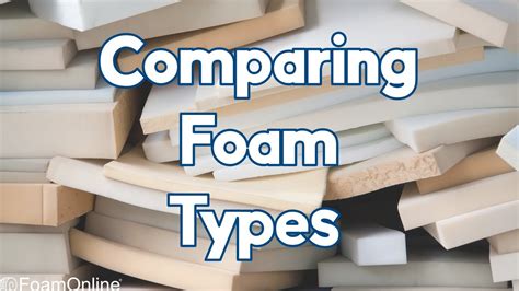 The Various Forms and Types of Foam