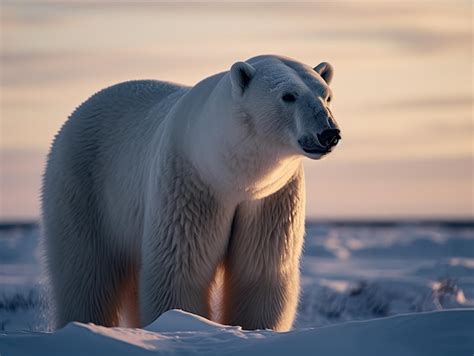 The irresistible charm of possessing a majestic polar bear