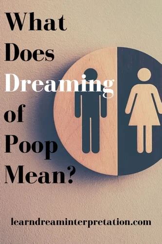 Tips for Analyzing and Decoding Poop Dreams