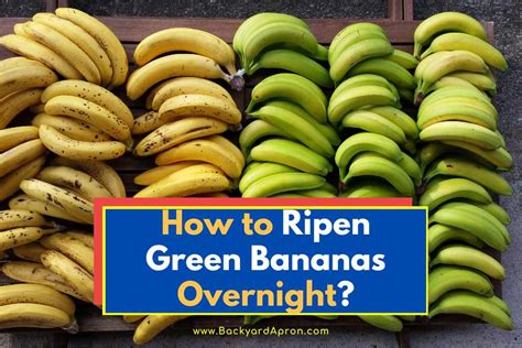 Tips for Choosing and Ripening Green Bananas