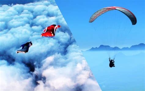 Unconventional Flying: The Thrill of Wingsuits and Paragliding