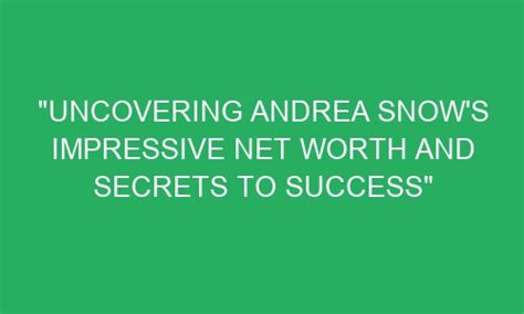 Uncovering Andrea Sullivan's Secret to Success