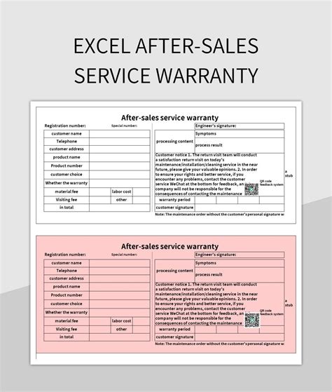 Understanding the warranty and after-sales service