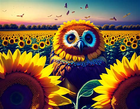 Unlocking the Spiritual and Mystical Powers of the Sunflower Owl