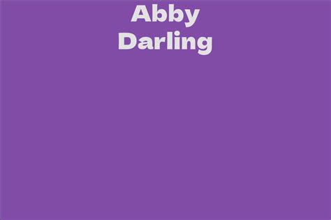 Unveiling Abby Darling's Height and Body Measurements