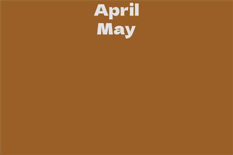 Unveiling April May's Net Worth