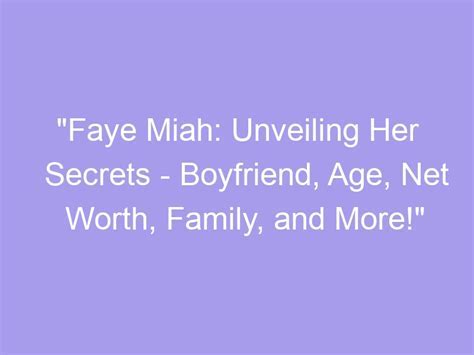 Unveiling Mia Faye's Social Media Presence