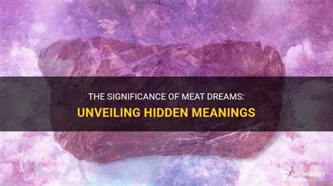 Unveiling the Hidden Messages: Exploring Symbolism and Deep Meanings in Dreams About Receiving Meat