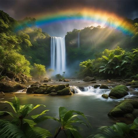 Unveiling the Natural Beauty: The Spectacular Rainbow Waterfall