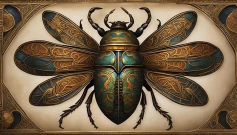 Unveiling the Representation of Transformation and Rebirth by the Mysterious Dark Insect