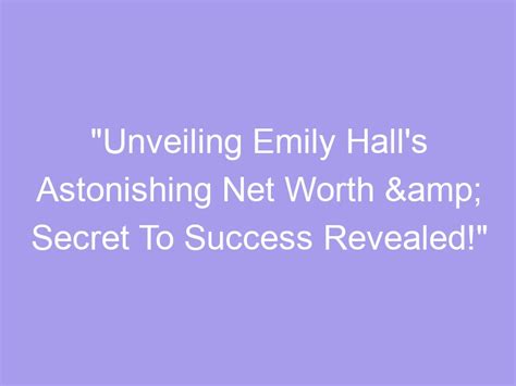 Unveiling the Secret Behind Emily Applemilk's Success