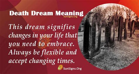 Unveiling the Symbolic Significance of Death in Dream Interpretation