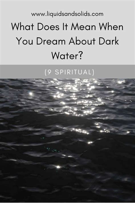 Water as a Symbol in Dreams: Interpretation and Significance