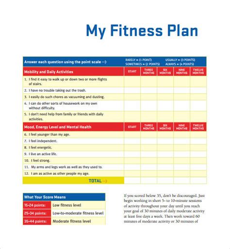 Wellness Routine and Exercise Plan