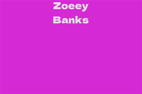 Zoeey Banks Career: Rise to Fame